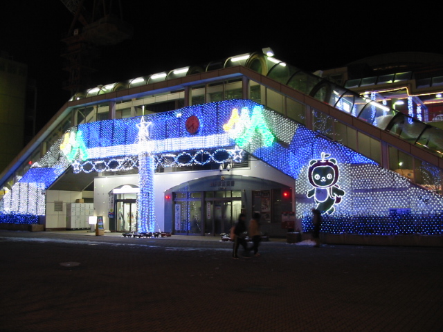 長野駅のイルミネーション