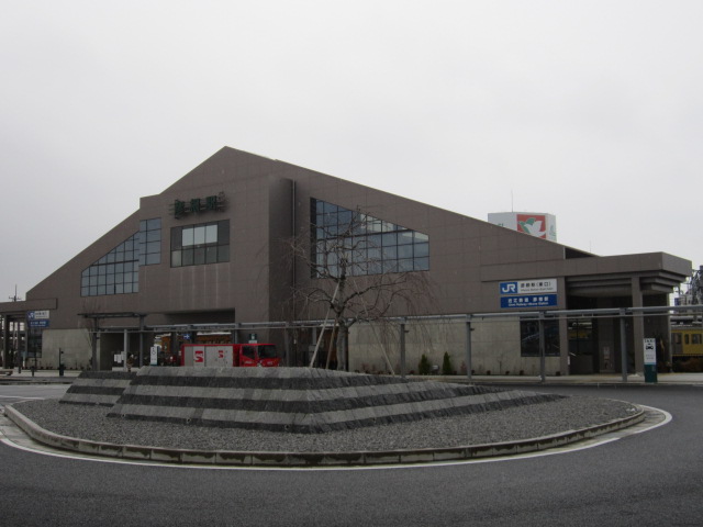 近江鉄道側の彦根駅