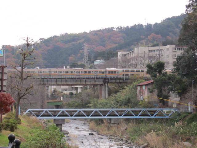 千歳川と東海道線