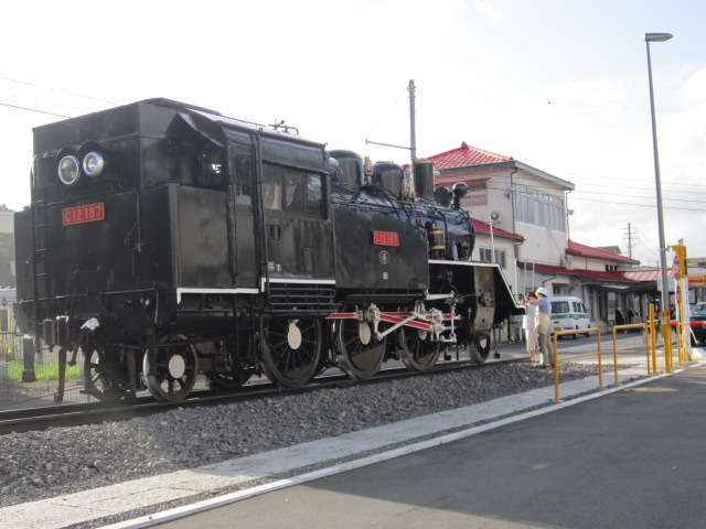 ＳＬと常陸大子駅