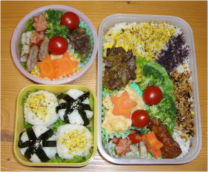 パパ＆娘のお弁当