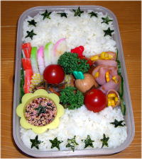 娘が作ったパパ弁当♪