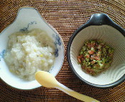 8/12の離乳食　午後