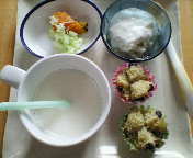 9/30の離乳食　朝食