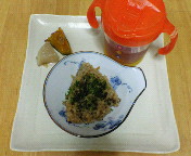 9/3の離乳食　三回目