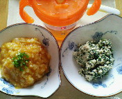 9/27の離乳食　朝食