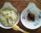 8/12の離乳食　午前