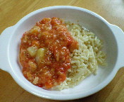 8/26の離乳食　二回目