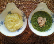 7/14の離乳食　午後