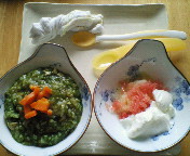 10/5の離乳食　昼食