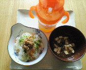 10/5の離乳食　朝食
