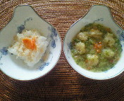 8/7の離乳食　午前