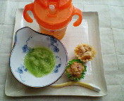 10/8の離乳食　昼食