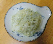 8/28の離乳食　三回目