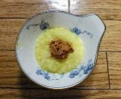 7/6の離乳食　午後