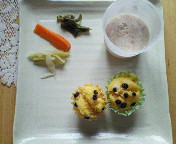 8/30の離乳食　二回目