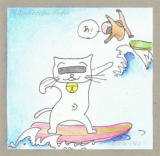 ネコがノッてます