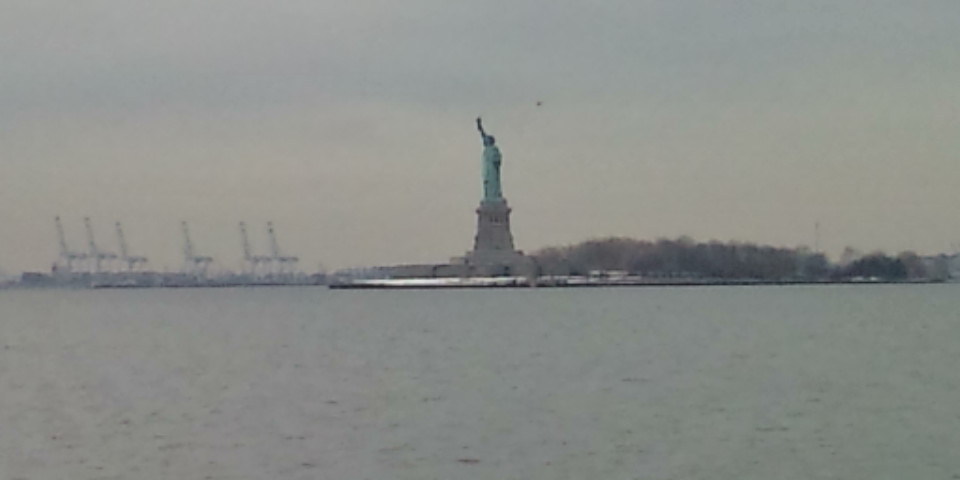 Staten Island Ferryからの自由の女神