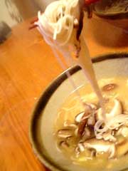 素麺の味噌汁1