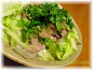 豚肉の白ワイン蒸し