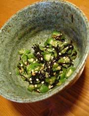 オクラ昆布