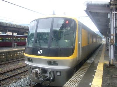 検査車両in和田山駅