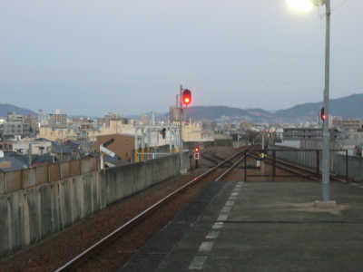 JR高徳線 栗林駅から徳島方面