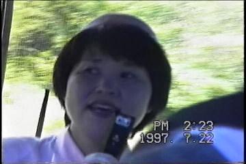 薩摩半島バスツアーNO.９７「知覧」a車中の先輩ガイド