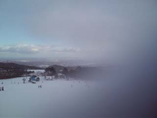 100116泉が岳スキー場から