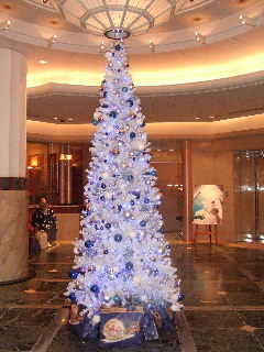 ホテルニューオータニ神戸のクリスマスツリー