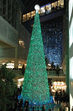 キャナルガーデンのクリスマスツリー