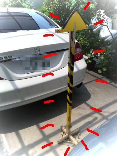 車の目印