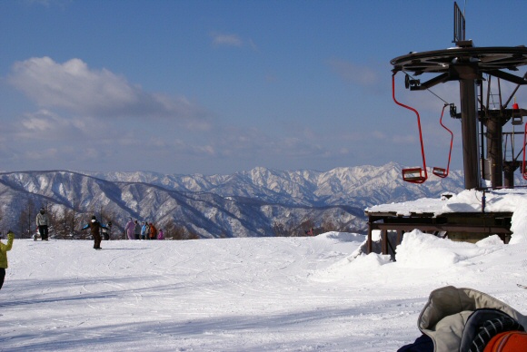 湯殿山でスキー(5)
