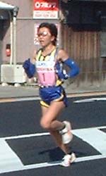 ゼッケン１番　野口みずき選手