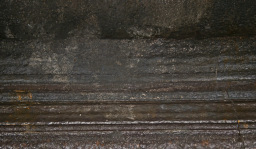 万丈窟　溶岩の流れ