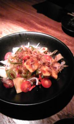有機野菜のサラダ