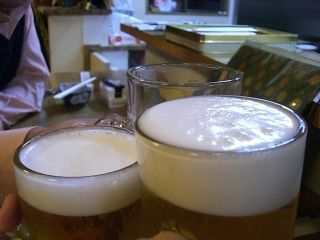 干潮で乾杯
