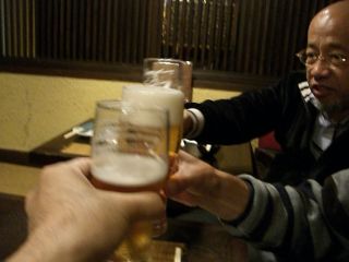 またまた乾杯