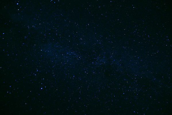 朝日連峰　星空