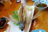 飛び魚　姿揚げ