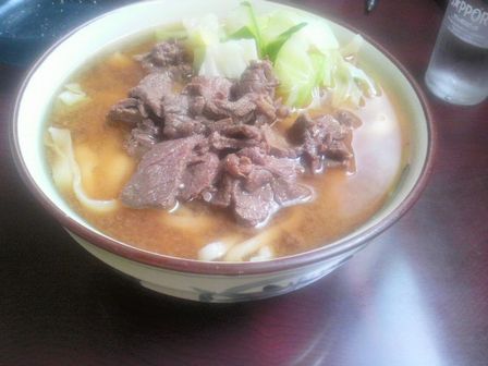 夏旅行１日目０２（富士吉田：たかちゃんうどん　肉うどん）.JPG