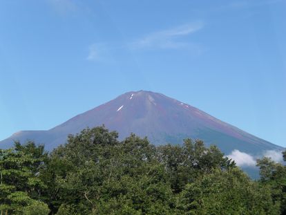 夏旅行３日目０１（宿から見た富士山）.JPG
