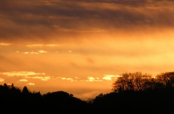 ２月１日朝の空