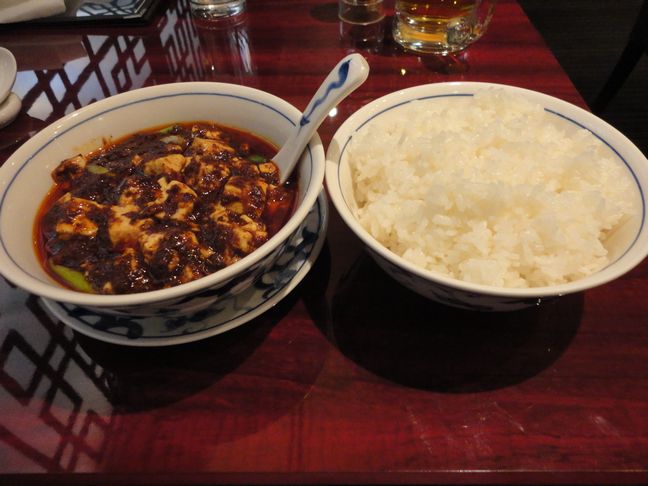 陳麻婆豆腐０７（成都市本店の麻婆豆腐＆ライス）.JPG