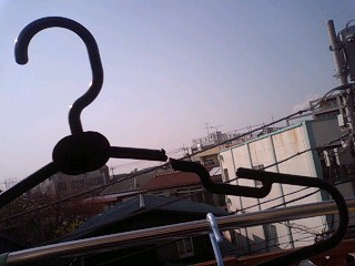 壊れたハンガー