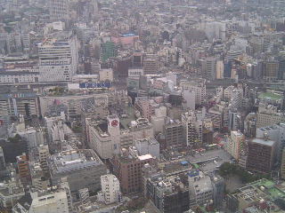 サンシャイン５８階からの眺め