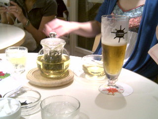 ハーブティー＆ビール？