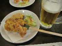 京都駅で乾杯