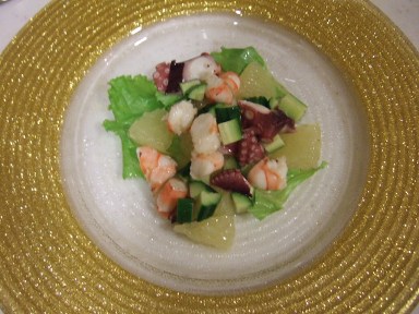 IVVヘリックス 34cm(ゴールド)シーフードサラダ