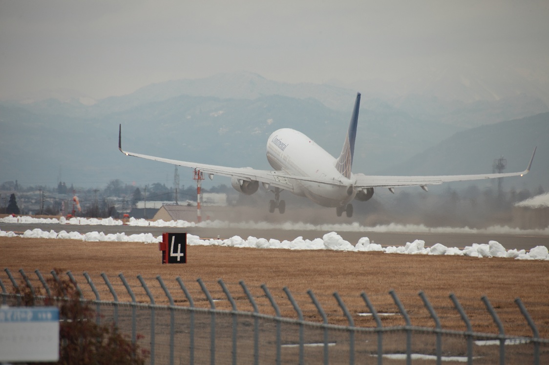 コンチネンタル航空　チャーター便